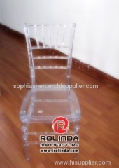 Outside Event Clear Resine Chiaveri Chair