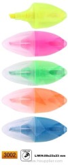 5-Color Mini pike Highlighter Pens Non Toxic