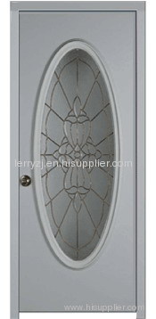 steel glass door