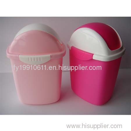 Plastic waste bin, plastic garbage box; garbage can; rubbish bin