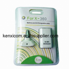 play-N-charge power pack(2 in 1)for Xbx 360