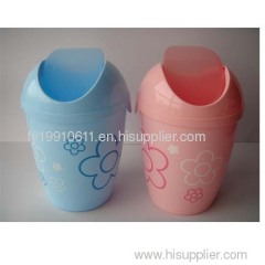 Plastic waste bin, plastic garbage box; garbage can; rubbish bin