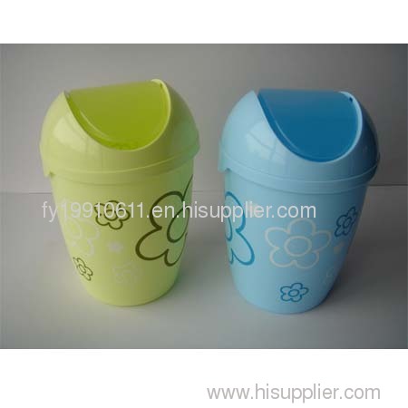 Plastic waste bin, plastic garbage box; garbage can; rubbish bin