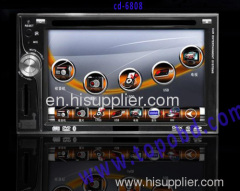 6.5 inch Double Two Din Car DVD Player With GPS Bluetooth IPod TV Touchscreen