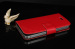 2011 new fashion and new design for iphone 4 real leather case--paypal