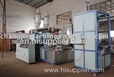 HDPE single wall winding pipe production line