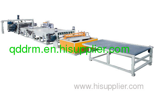 PP Hollow Cross-Section Sheet Extrusion Line/plastic machine