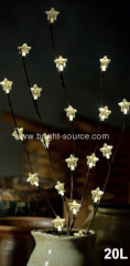 LED branch light with star acrylic