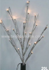 Glitter branch LED light, decoraction light