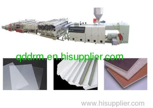 PVC foam board extrusion line/PVC sheet extrusion machine