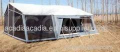 outdoor camping tent on trailer