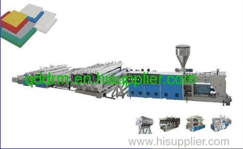 PVC foam board extrusion line/PVC board extrusion line