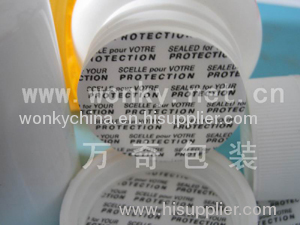 pressure sensitive seal liner; packing