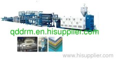 composite panel extrusion line/plastic board making machine