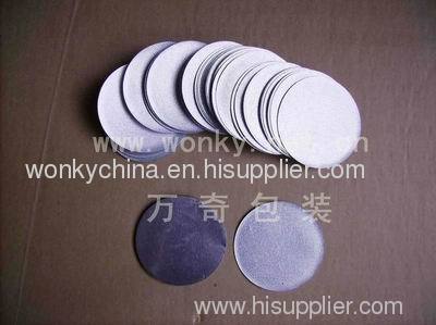 induction seal liner; aluminum foil