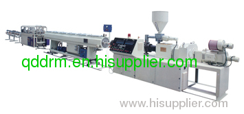PVC double pipe production line/double pipe extrusion line