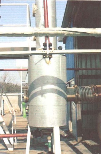 Waste tyre refinery machine