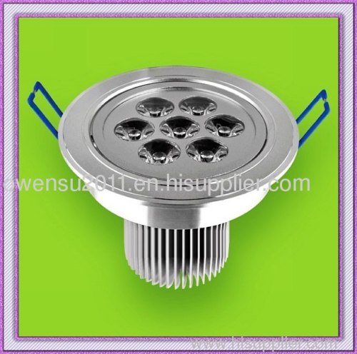 7W led recessed downlight