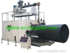 HDPE pipe making machine/ winding pipe production line