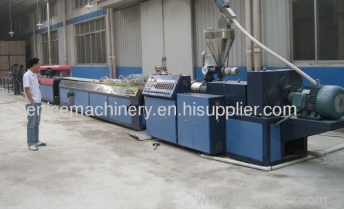 Profile extrusion line