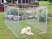 Round steel bar welding dog kennels