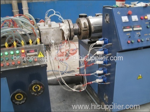 Profile extrusion machine