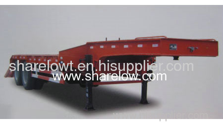 Low bed semi trailer