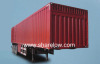 Box semi trailer