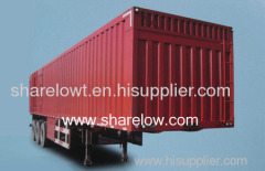 Box semi trailer