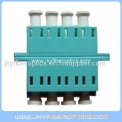 LC/PC Quad Fiber Optical Adaptor-Light Blue Color