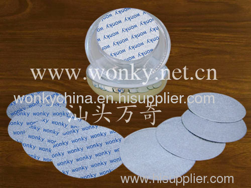 Embossed aluminum foil seal liner