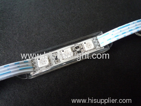 led module light 3 pcs 5050 RGB led module light