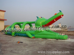 Inflatable crocodile bouncer