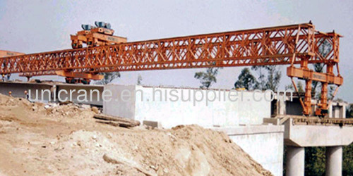 Bridge beam erection machine