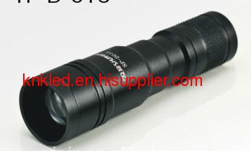 led zoom flashlight