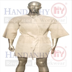 Chemical protective coat/ PP SAUNA COAT/clothing/disposable coverall