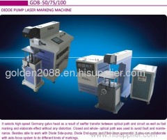 diode side pump laser marking machine