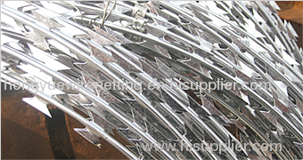 straight type razor barbed tape wire