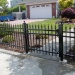 Ornamental steel fence