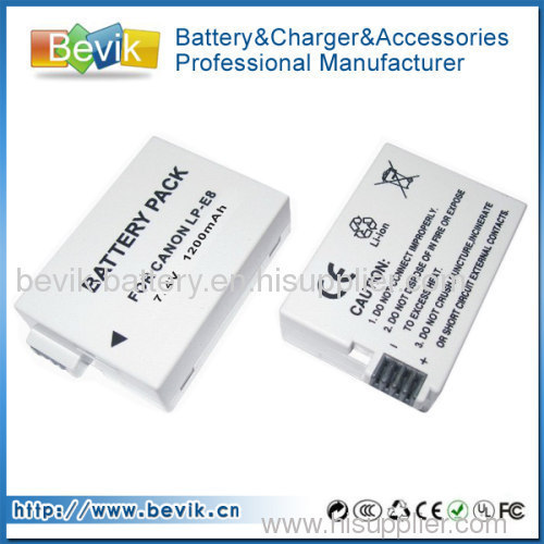 LP-E8 LPE8 Battery Pack FOR Canon EOS 600D Rebel T3i