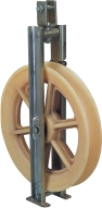 20-80kn 660mm large diameter steel wire rope tension stringing pulley block