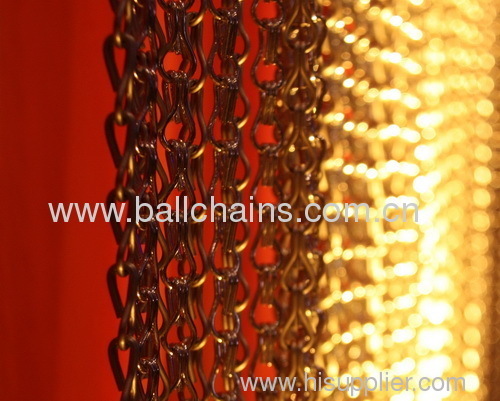 aluminum link chain screen