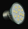 2.4W E27 12SMD spot light