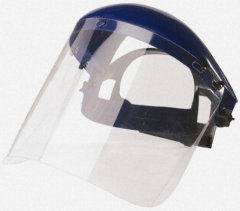 0.04 8*15.5'' Polycarbonate face sheild visors with helmets head face protection for workers