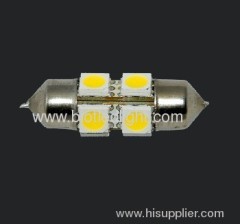 1.2W 8 SMD festoon car bulbs