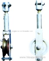adjustable earthwire pulley block