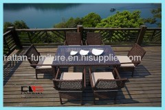 outdoor rattan dining furnitre dining room sets