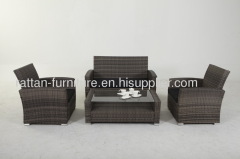 Outdoor rattan furniture sofa set