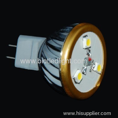 1W 1X3 PCS 0.5W High Power led spot MR8 base