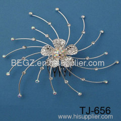 Fashion Jewelry,Hair Ornament With Rhinestone,Various Size And Custom Made are available